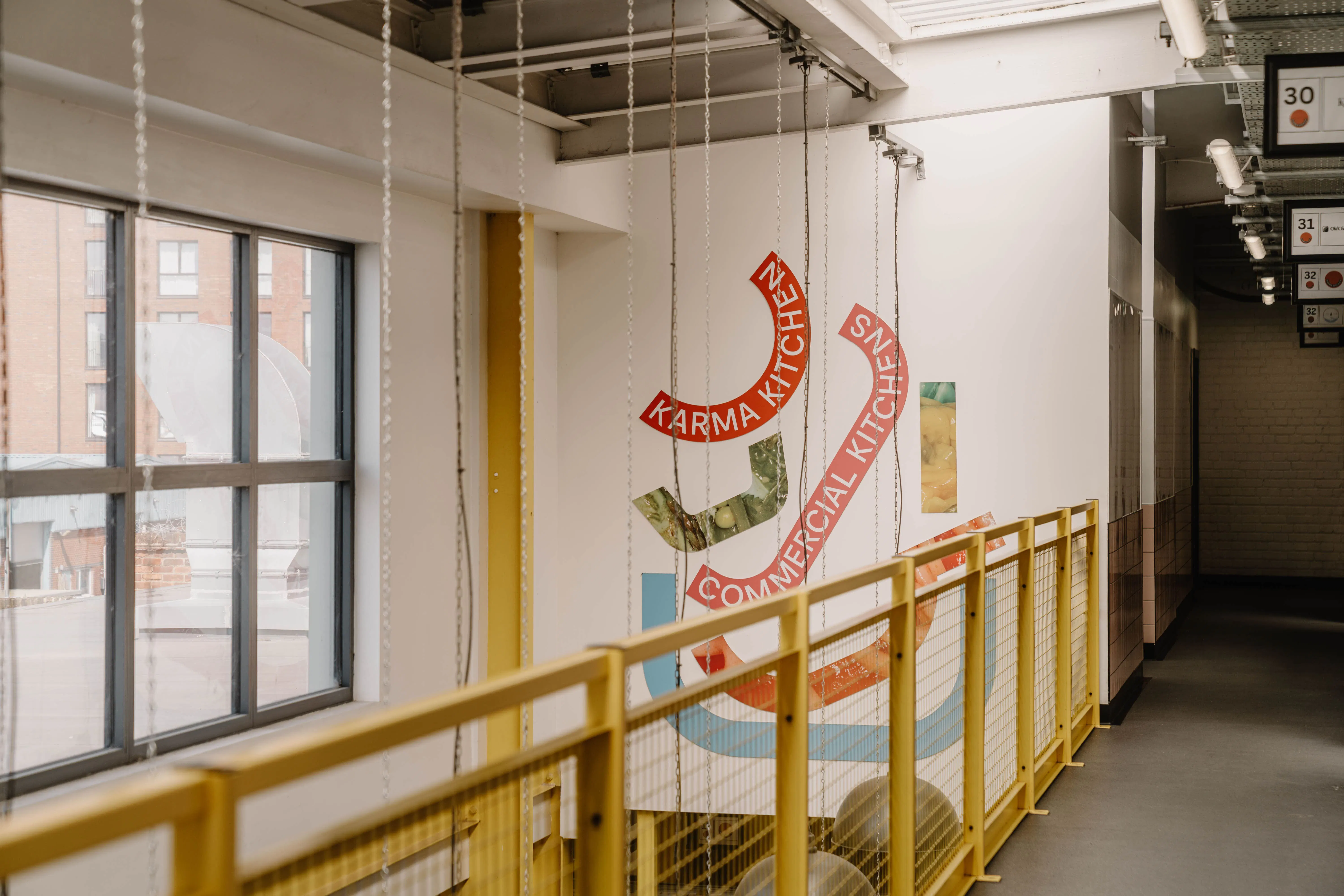 Bermondsey site mural Karma Kitchen